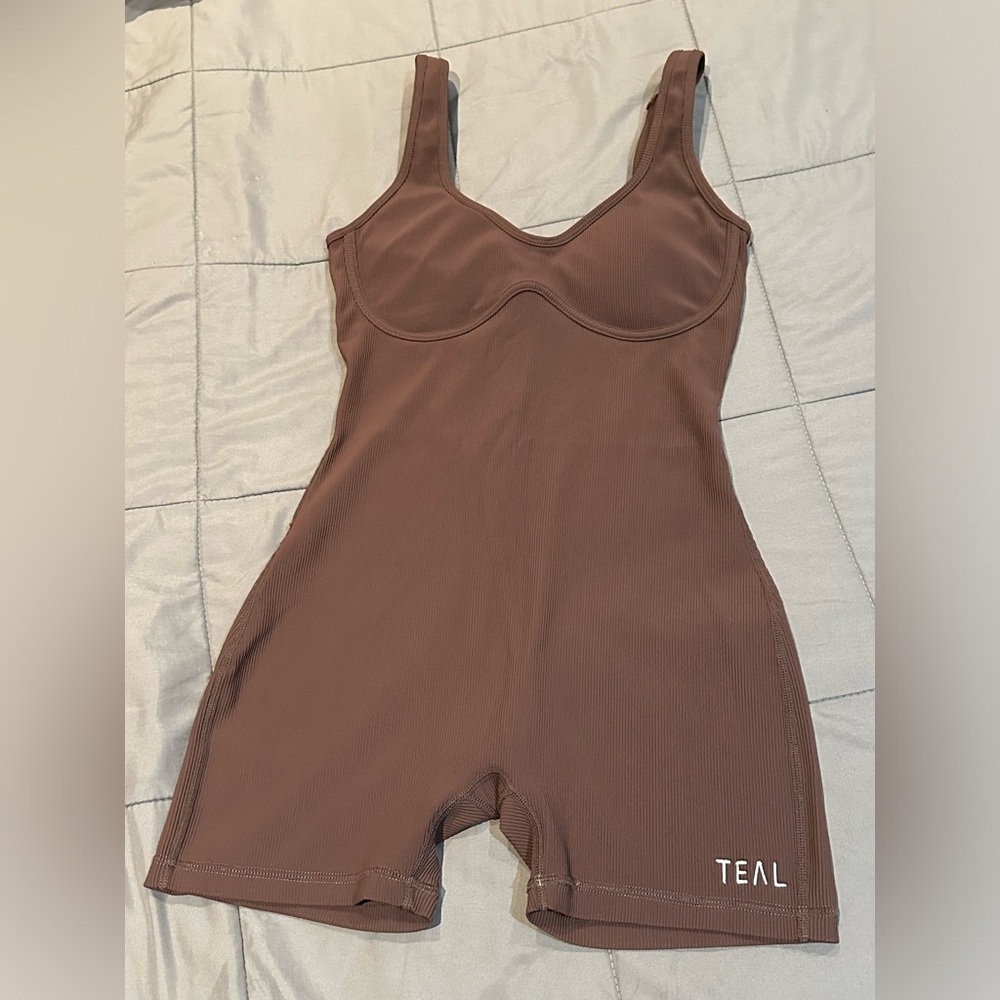 Active by Teal Aura bodysuit in brown
